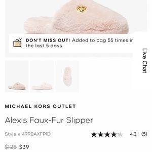 New in box MK slippers